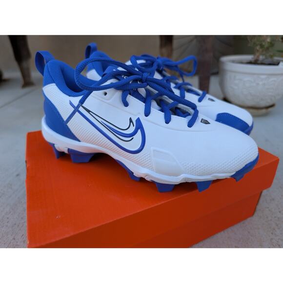 Nike Other - NWT Nike Kids' Force Trout 9 Keystone RM Cleats Sz 4Y baseball softball Wht blue